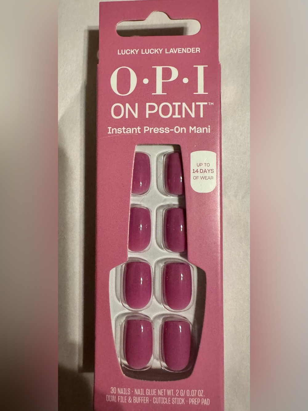 OPI On Point Instant Press-On Mani - Lavender Pink